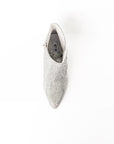 Shine Star Rhinestone Bootie in Silver