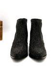 Shine Star Rhinestone Bootie in Black