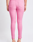 YMI Jeanswear Full Size Hyperstretch Mid-Rise Skinny Pants-Flamingo