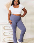 Basic Bae Wide Waistband Bootcut Sports Pants