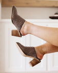 Walk With Me Woven Mules